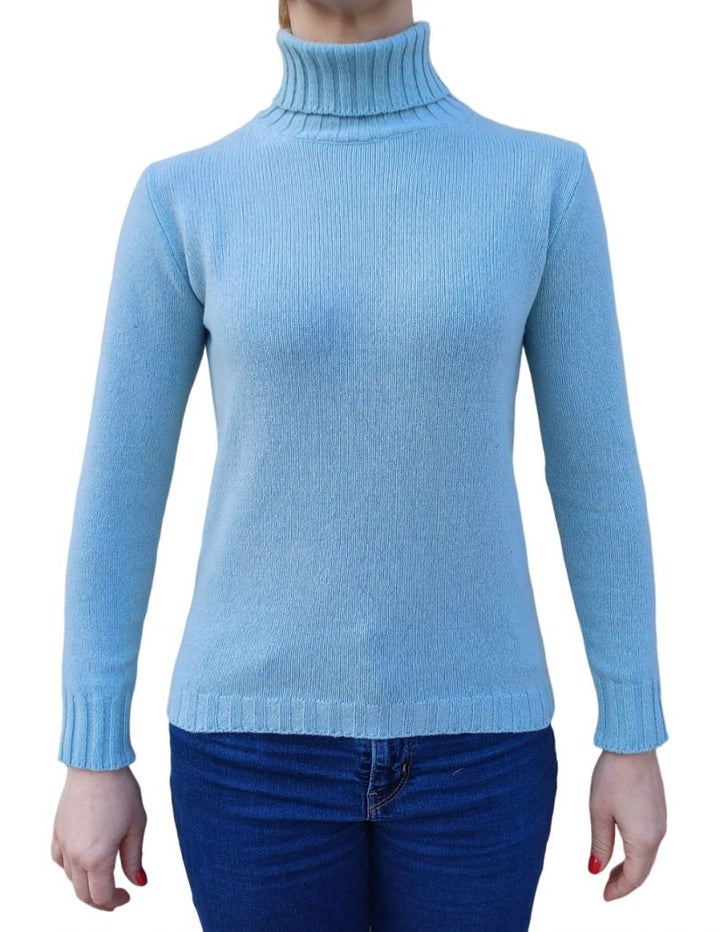 Pull Femme Col Montant En Cachemire Régénéré