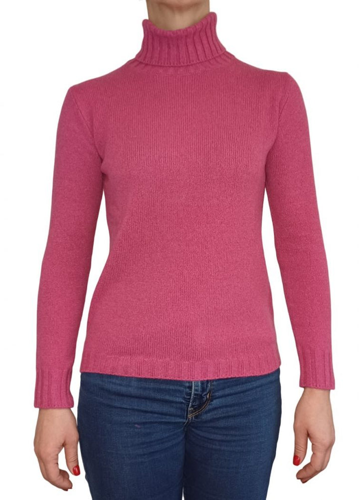 Women's High Neck Regenerated Cashmere Sweater