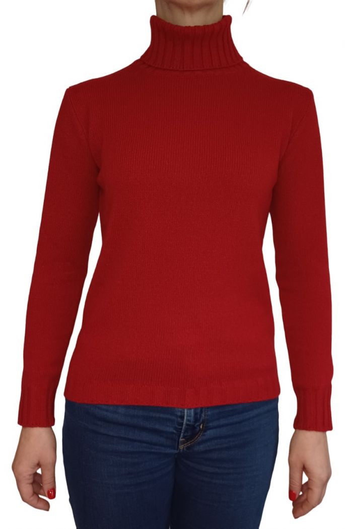 Women's High Neck Regenerated Cashmere Sweater