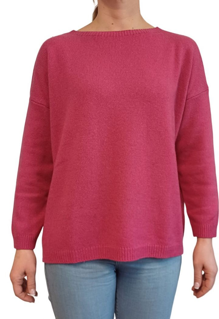 Pull Femme Col Bateau Sur Cachemire Régénéré