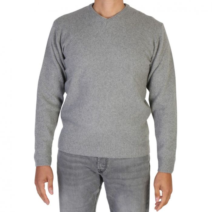 Maglia uomo scollo a V in cashmere rigenerato finezza 7 - Lanaioli Cashmere  