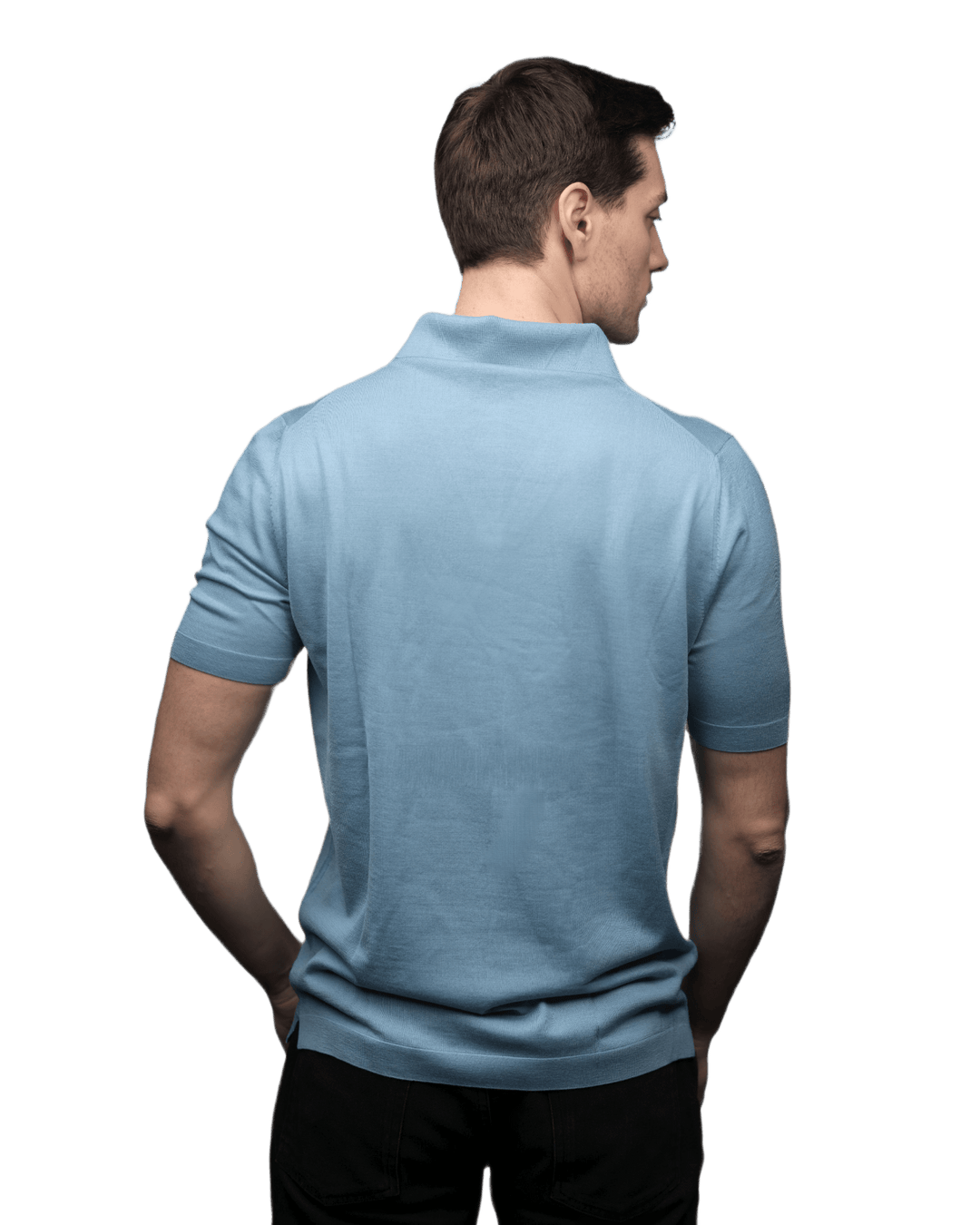 Polo Uomo Maniche Corte Pura Lana Merino Extrafine - Lanaioli Maglieria Filiera Corta Sostenibile & Filati Naturali