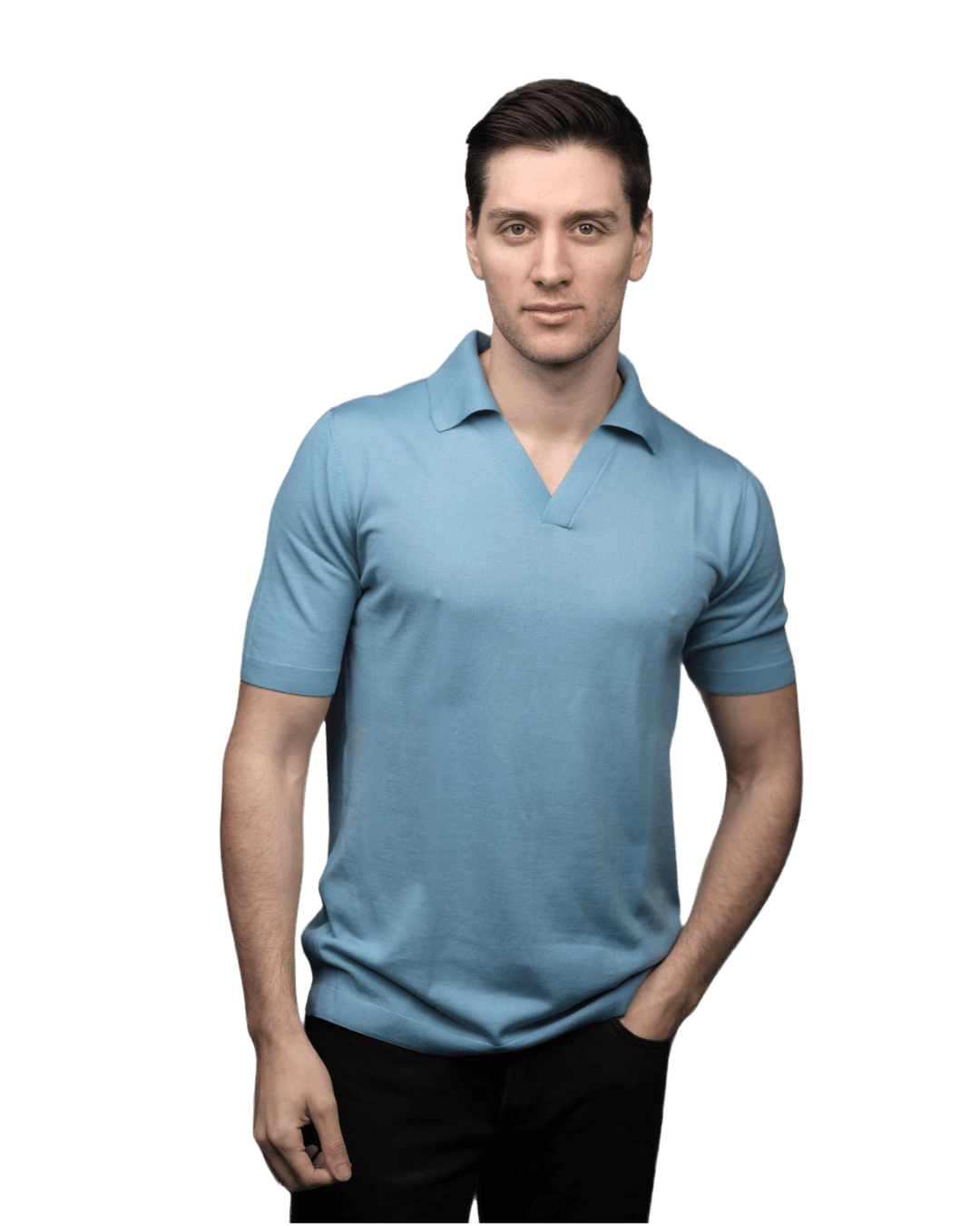 Polo Uomo Maniche Corte Pura Lana Merino Extrafine - Lanaioli Maglieria Filiera Corta Sostenibile & Filati Naturali