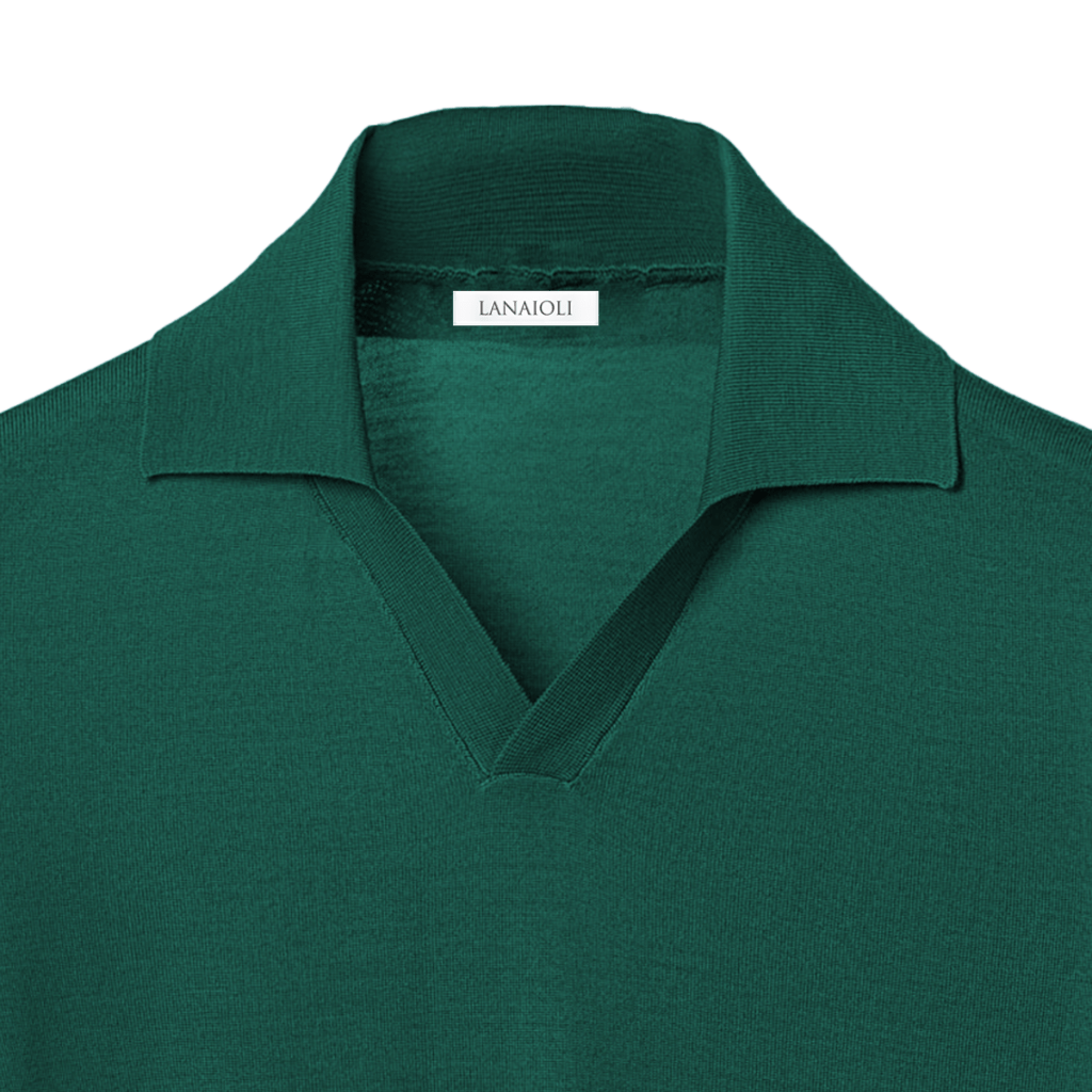 Polo Uomo Maniche Corte Pura Lana Merino Extrafine - Lanaioli Maglieria Filiera Corta Sostenibile & Filati Naturali