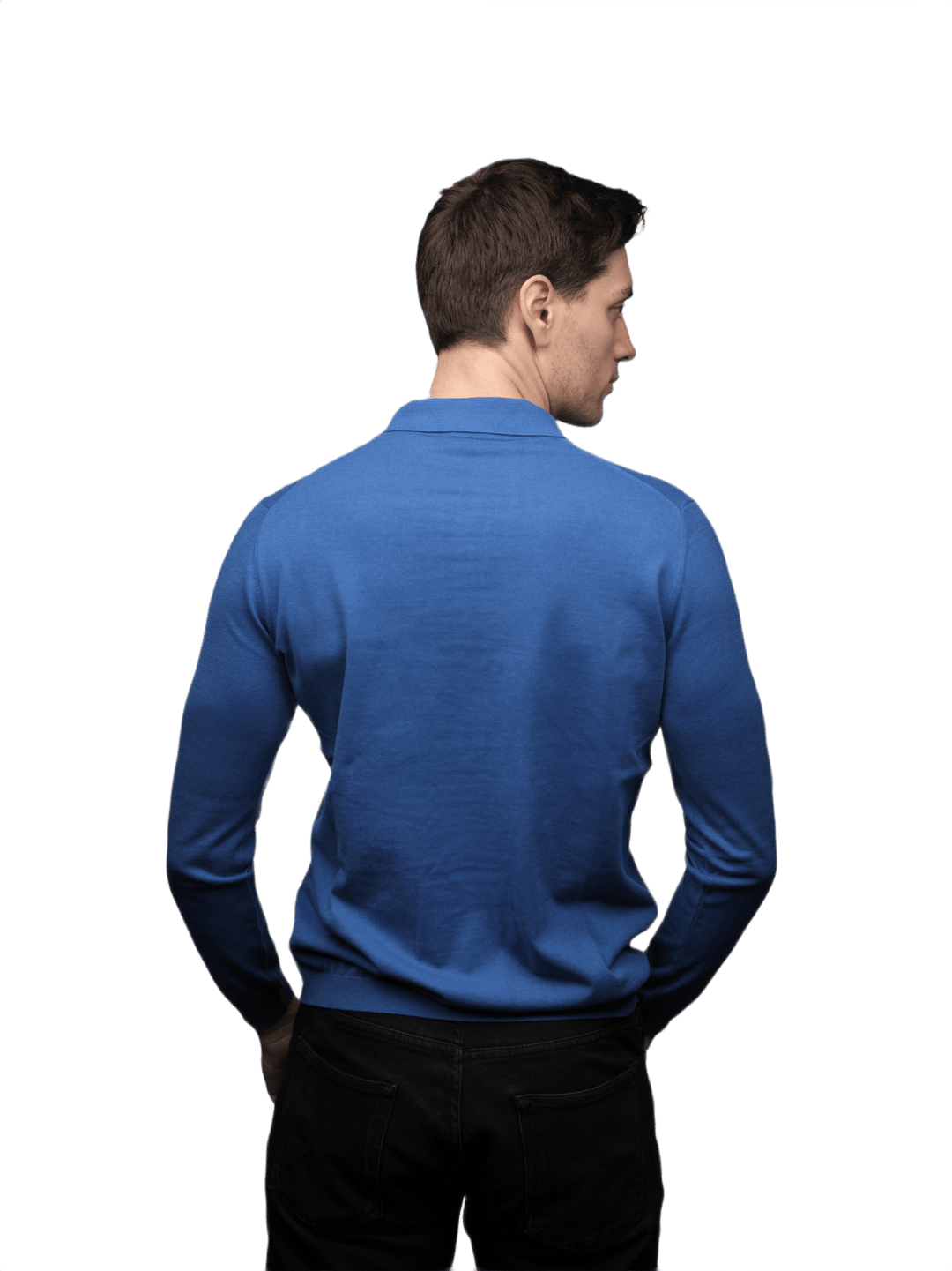 Polo Uomo Maniche Lunghe 100% Cotone ELS - Lanaioli Maglieria Filiera Corta Sostenibile & Filati Naturali