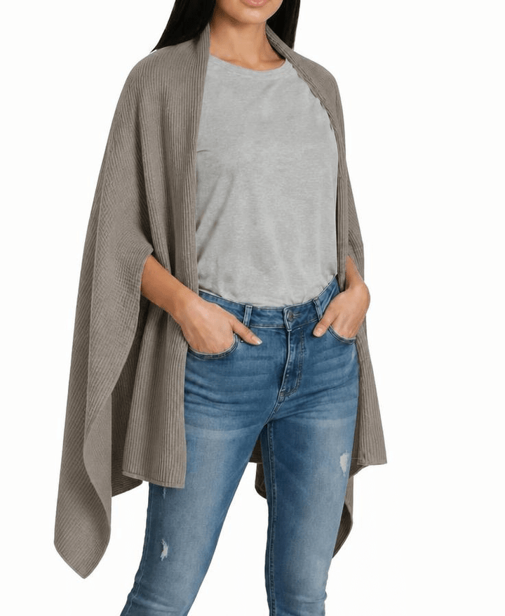 Sciarpa Stola Donna in Cashmere Rigenerato - Lanaioli Maglieria Filiera Corta Sostenibile & Filati Naturali