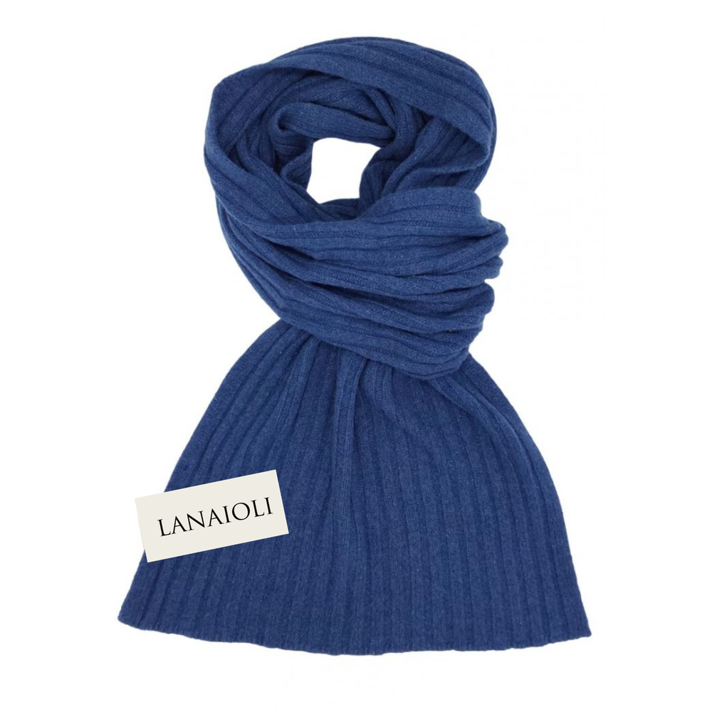 Sciarpa Uomo a Coste Cashmere Rigenerato - Lanaioli Cashmere  