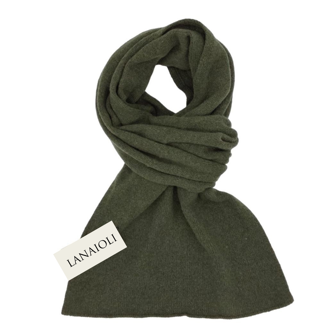 Men's Shaved Recycled Cashmere Scarf