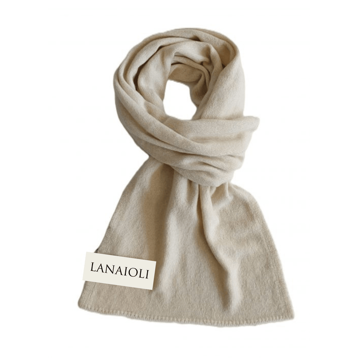 Sciarpa Uomo Rasata Cashmere Rigenerato - Lanaioli Maglieria Filiera Corta Sostenibile & Filati Naturali