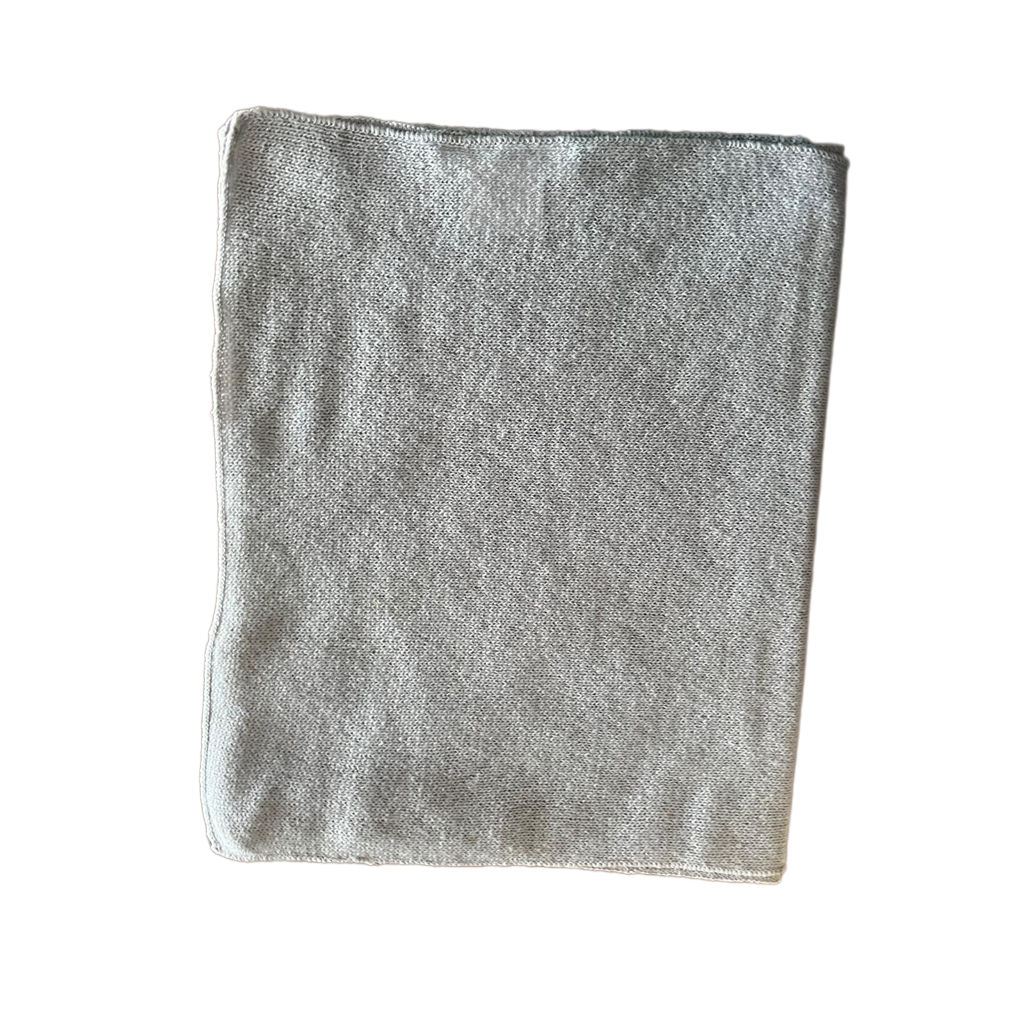 Szalik męski z gładkiej wełny merino Filiera Corta