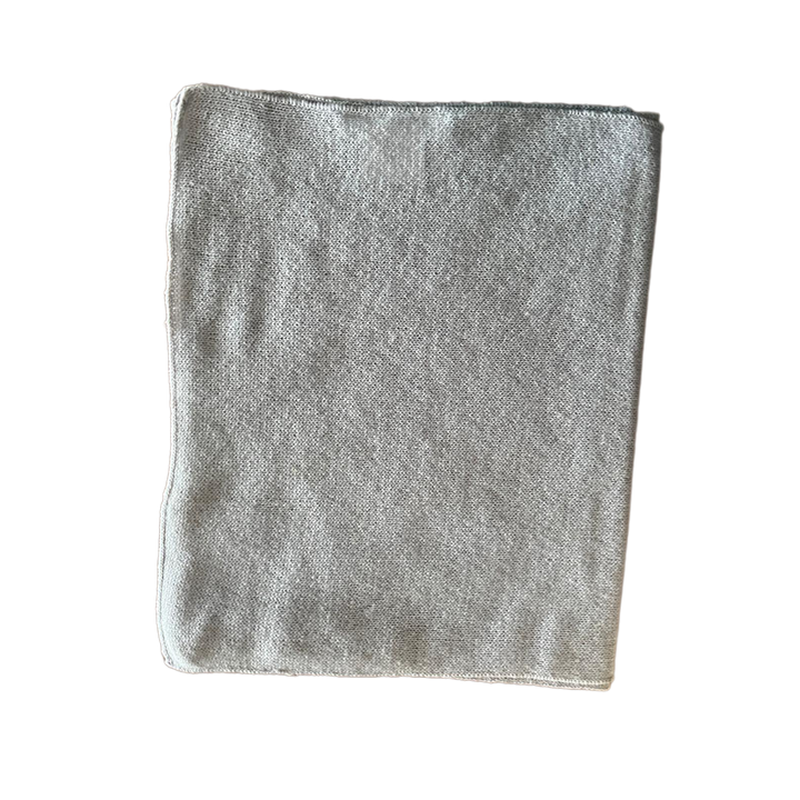 Szalik męski z gładkiej wełny merino Filiera Corta