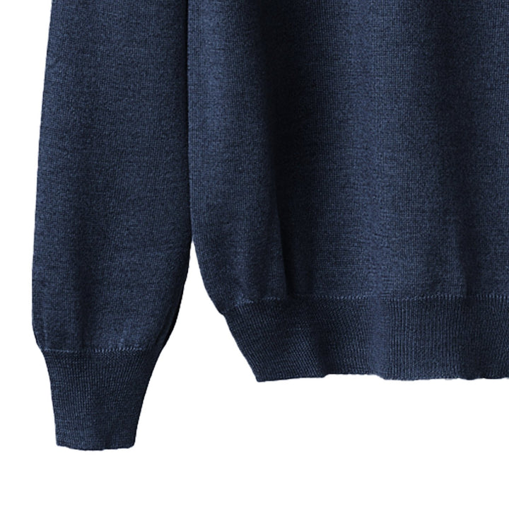 Maglia Uomo in misto Cashmere, Seta e Lana Merino Extrafine Girocollo - Lanaioli Cashmere  