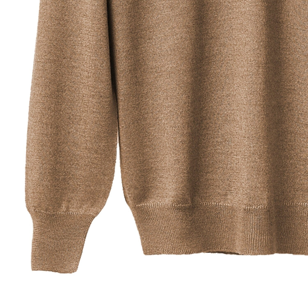 Maglia Uomo in misto Cashmere, Seta e Lana Merino Extrafine Scollo a V - Lanaioli Cashmere  