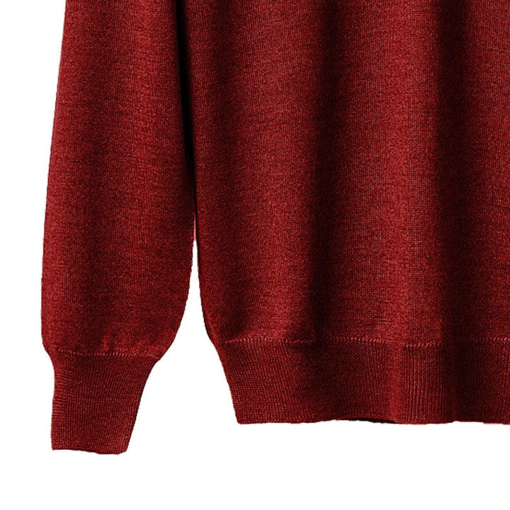 Maglia Uomo in misto Cashmere, Seta e Lana Merino Extrafine Scollo a V - Lanaioli Maglieria Filiera Corta Sostenibile & Filati Naturali