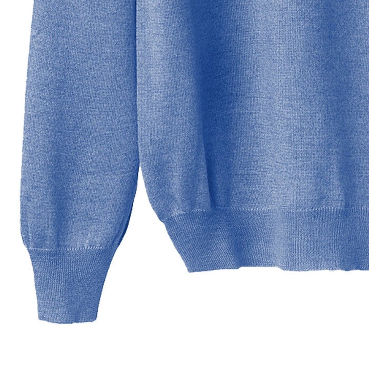 Maglia Uomo in misto Cashmere, Seta e Lana Merino Extrafine Girocollo - Lanaioli Maglieria Filiera Corta Sostenibile & Filati Naturali