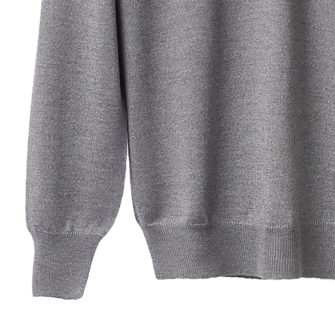 Maglia Uomo in misto Cashmere, Seta e Lana Merino Extrafine Scollo a V - Lanaioli Maglieria Filiera Corta Sostenibile & Filati Naturali