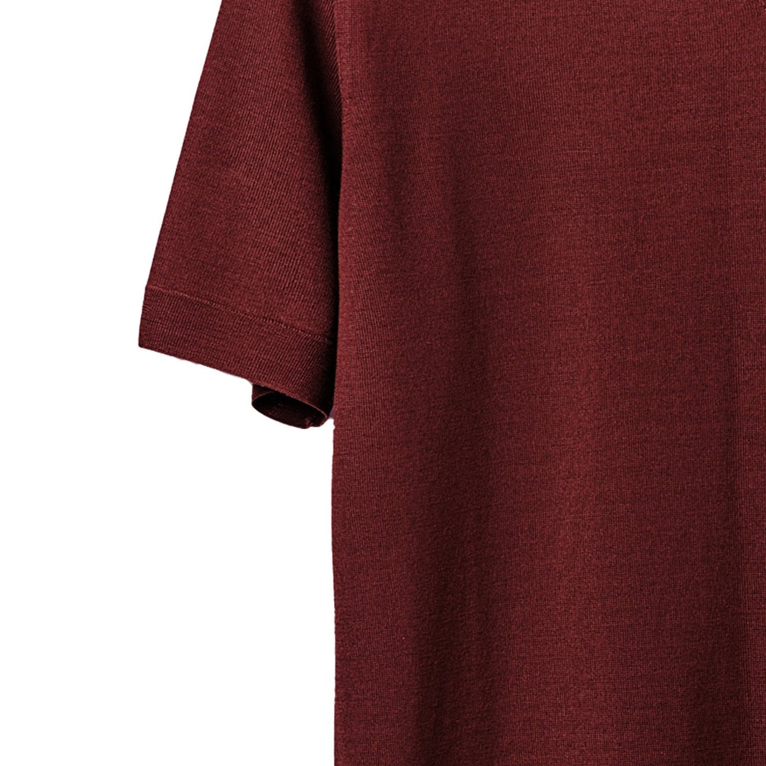 Polo Uomo Maniche Corte Pura Lana Merino Extrafine - Lanaioli Maglieria Filiera Corta Sostenibile & Filati Naturali